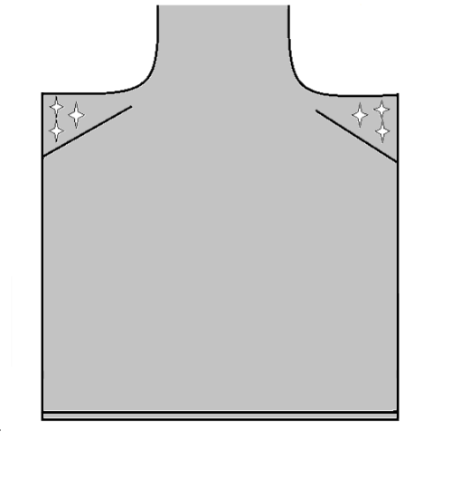 Technische Zeichnung von Bootle-Neck